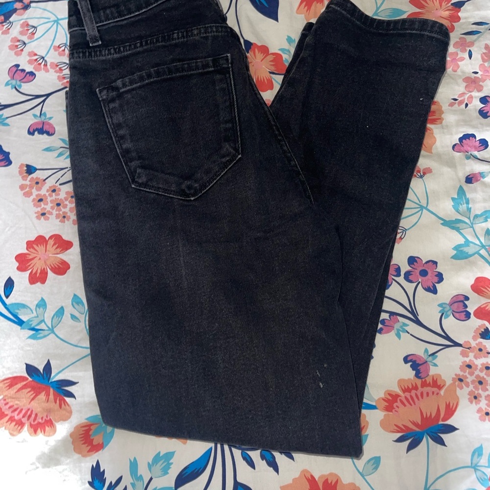 Vibrant Black Women's Straight Leg Jeans